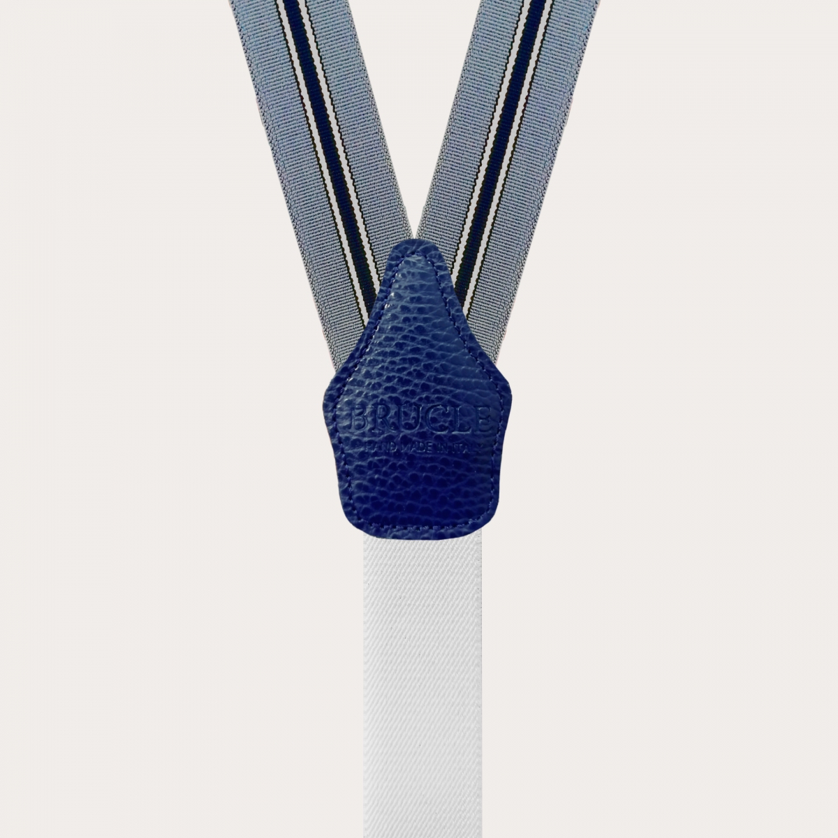 Breite doppelt verwendbare Hosenträger, Regimental Blau