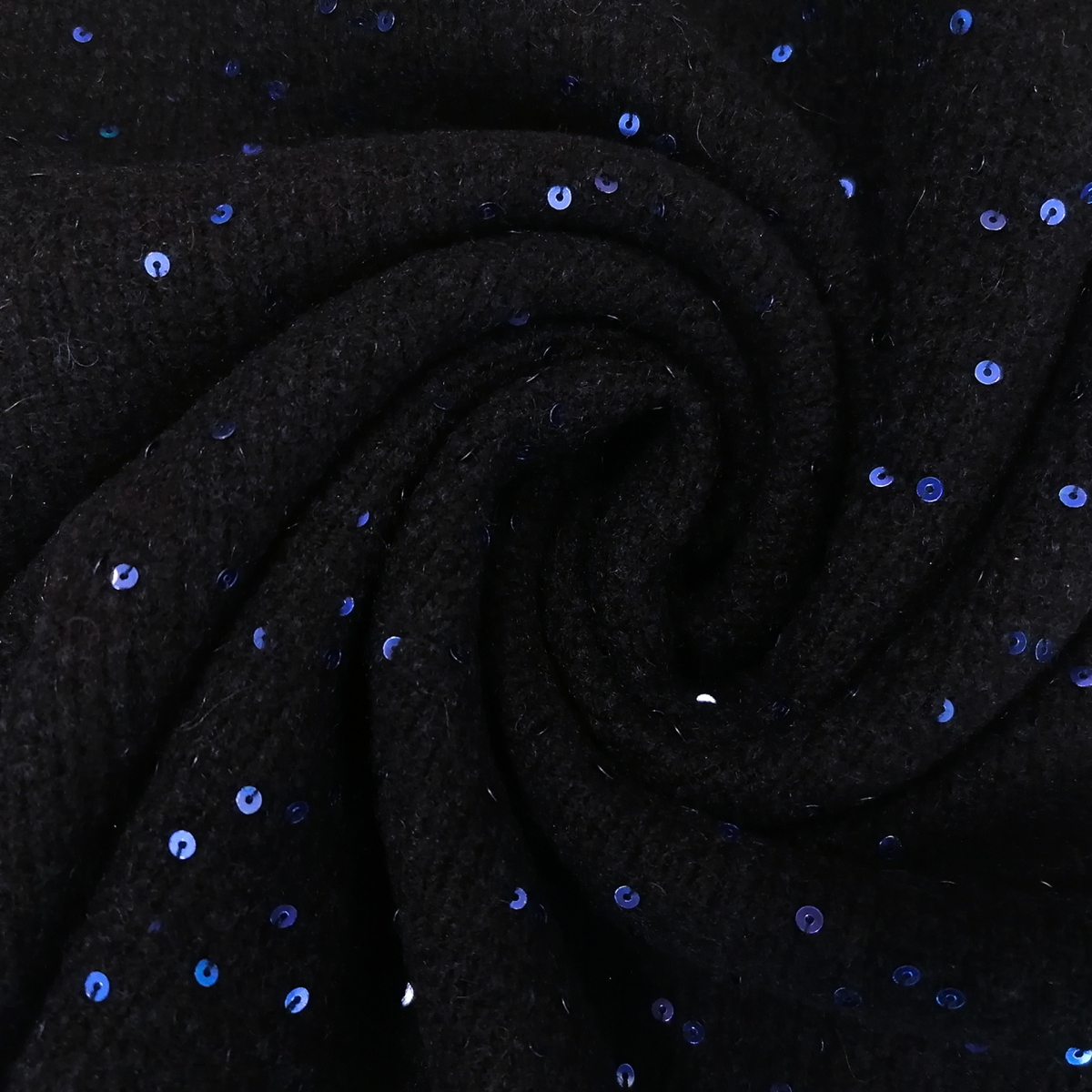 BRUCLE Bufanda larga de cachemira con lentejuelas, modelo "Notte di stelle"