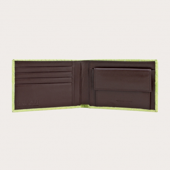 python wallet green lime 