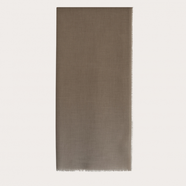 Echarpe cachemire rectangulaire, beige