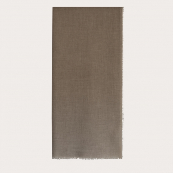 BRUCLE Rechteckiger Kaschmirschal, beige