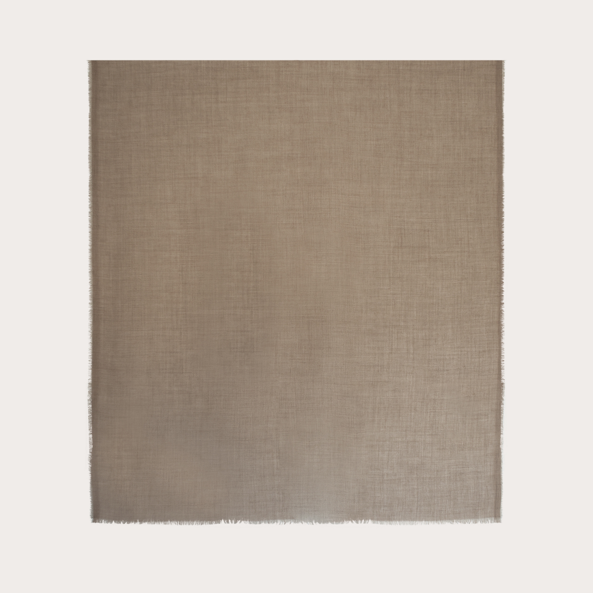 BRUCLE Rechteckiger Kaschmirschal, beige