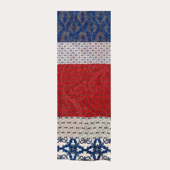 Schurwollschal mit paisley-muster