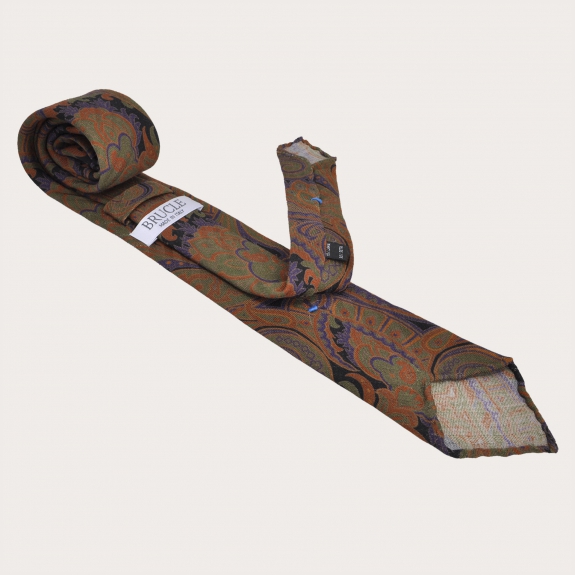 Brucle unlined woll necktie