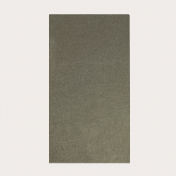 BRUCLE Schal aus Wolle und Hanf, grün