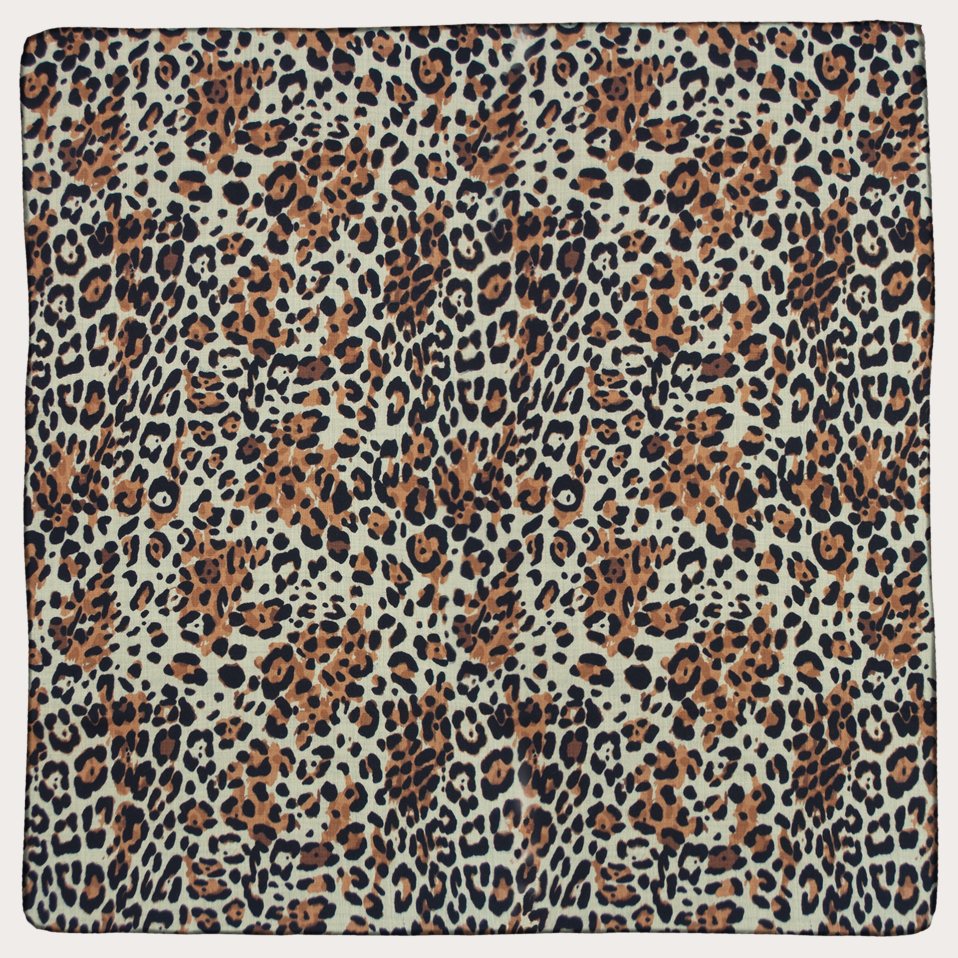 BRUCLE Foulard en laine animalier