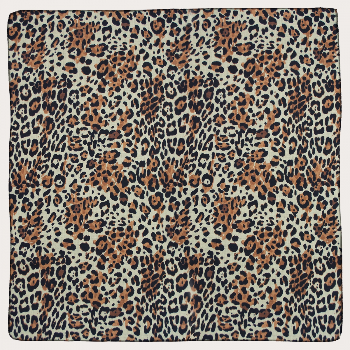 BRUCLE Foulard in lana leopardato