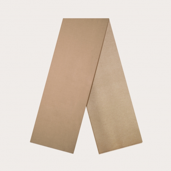 BRUCLE Schal aus Wolle und Hanf, beige