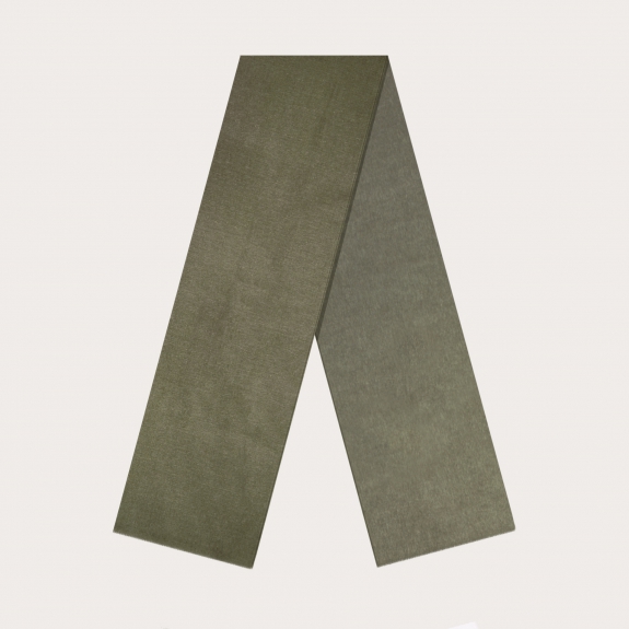 BRUCLE Schal aus Wolle und Hanf, grün