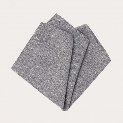Taschentuch pochette tartan grau