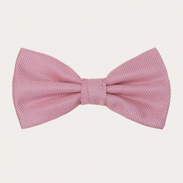 Silk Pre-tied Bow tie, pink