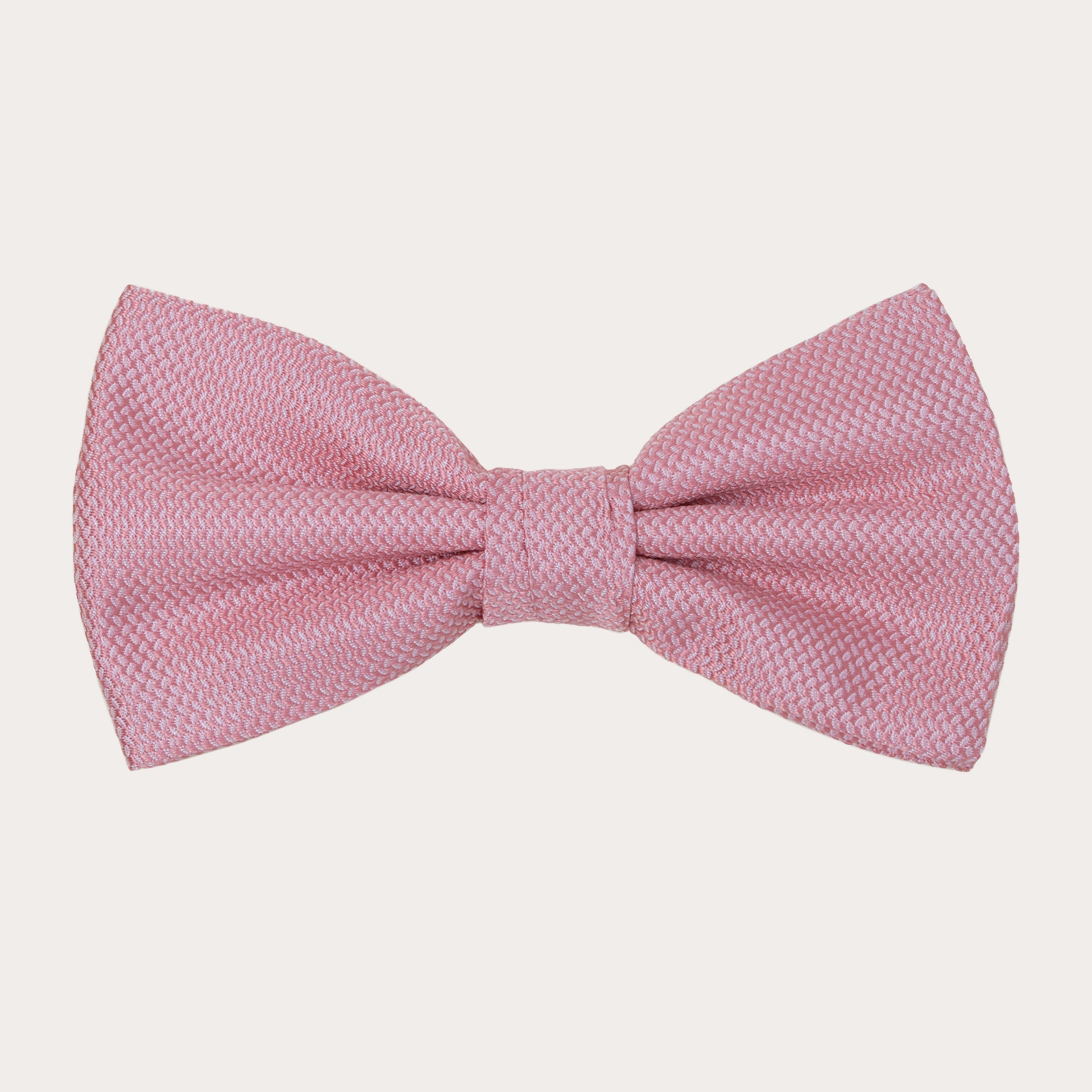 Brucle Silk Pre-tied Bow Tie pink made in italy