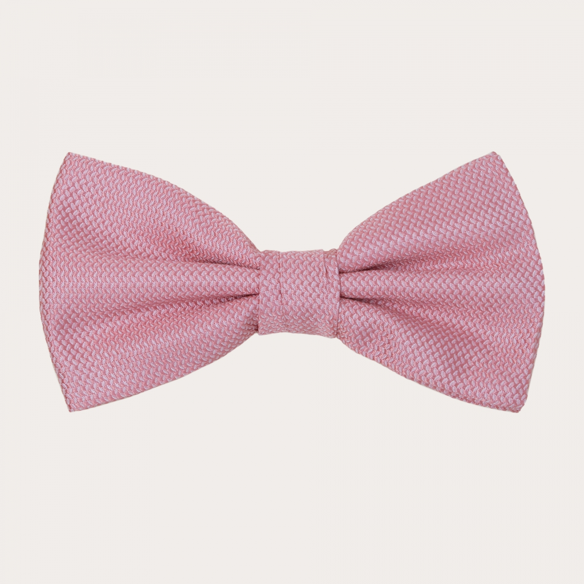 Brucle Silk Pre-tied Bow Tie pink made in italy