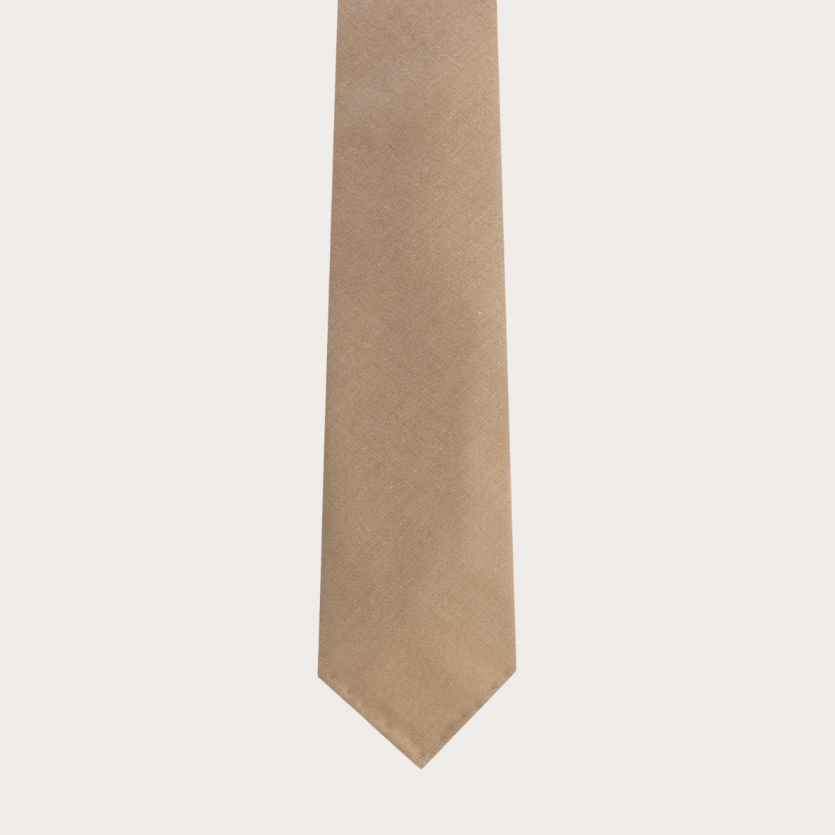 unlined necktie beige