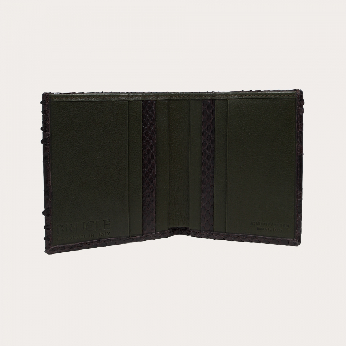 Portafoglio uomo in pelle con fermasoldi e portamonete