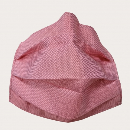 Masque facial à filtre en soie StyleMask, rose
