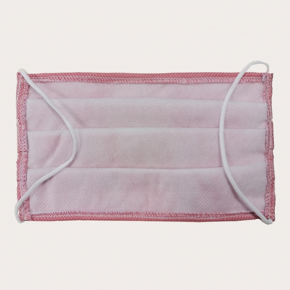 StyleMask Mascarilla con filtro de seda, rosa