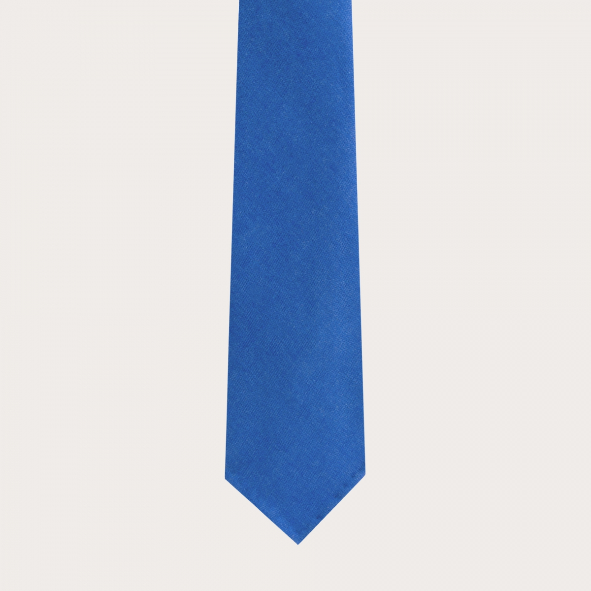 BRUCLE Ungefütterte Krawatte königsblau