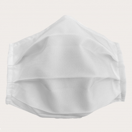 Wiederverwendbare schutzmasken  seiden Weiß