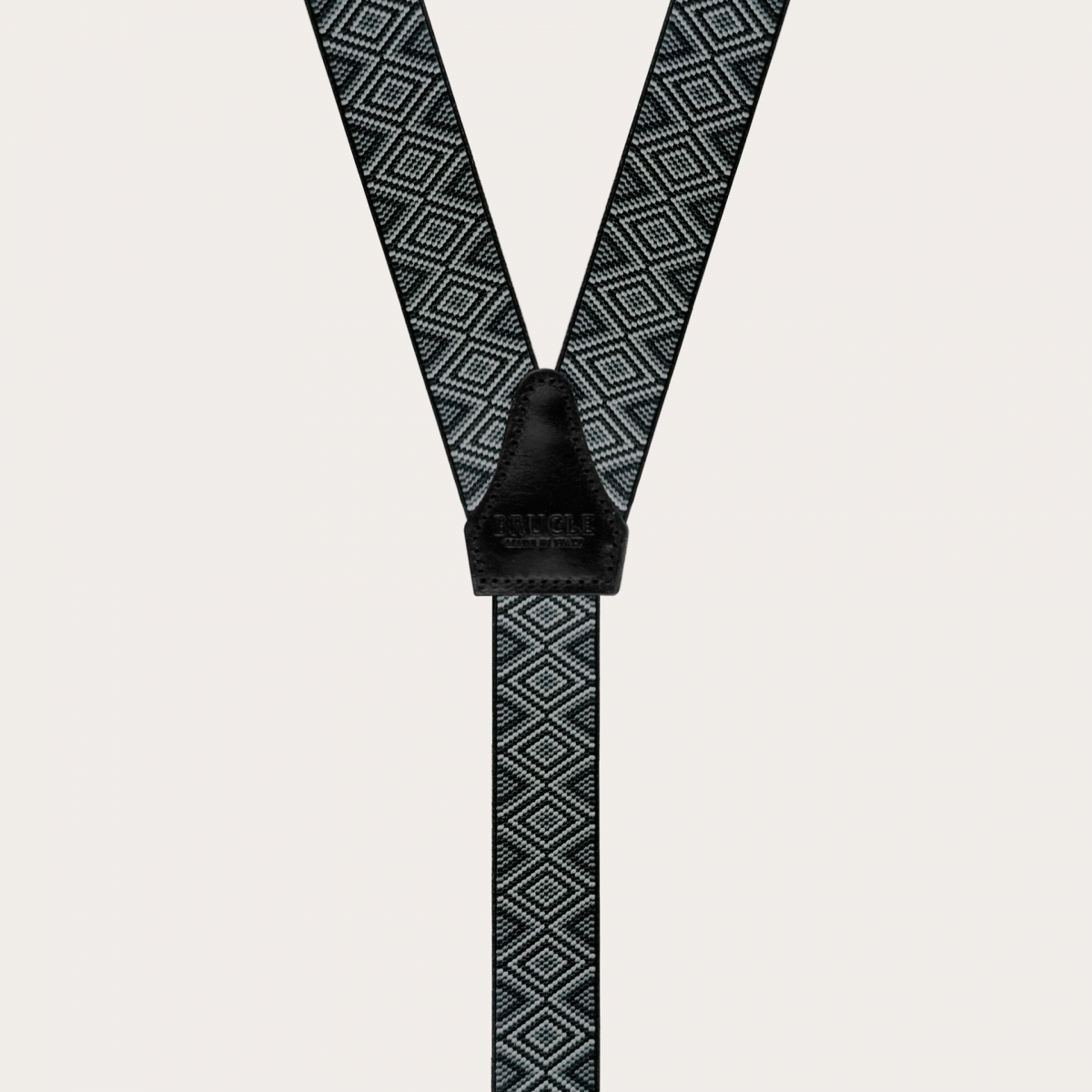 BRUCLE braces suspenders black skinny