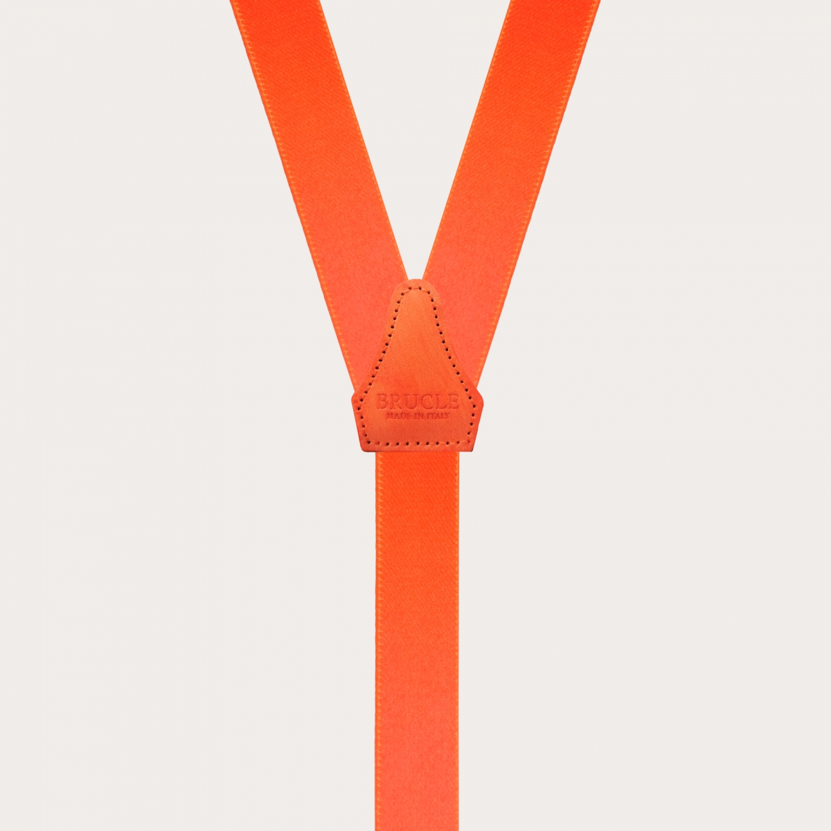 BRUCLE braces suspenders orange