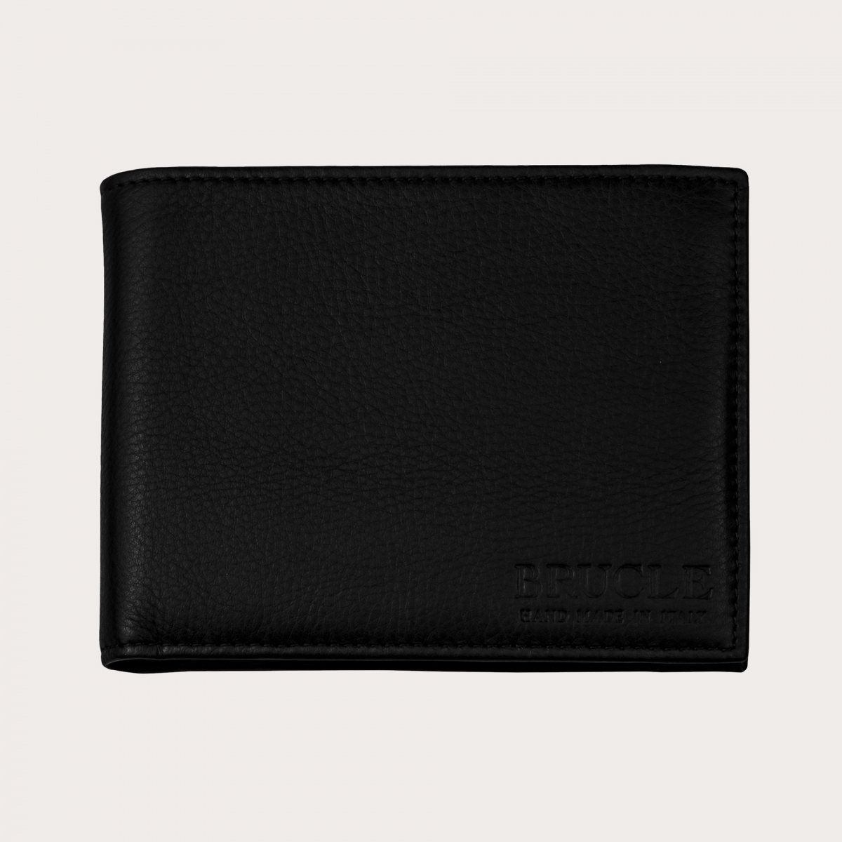 Genuine leather wallet black