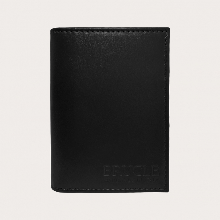 Brucle credit and business card holder, black