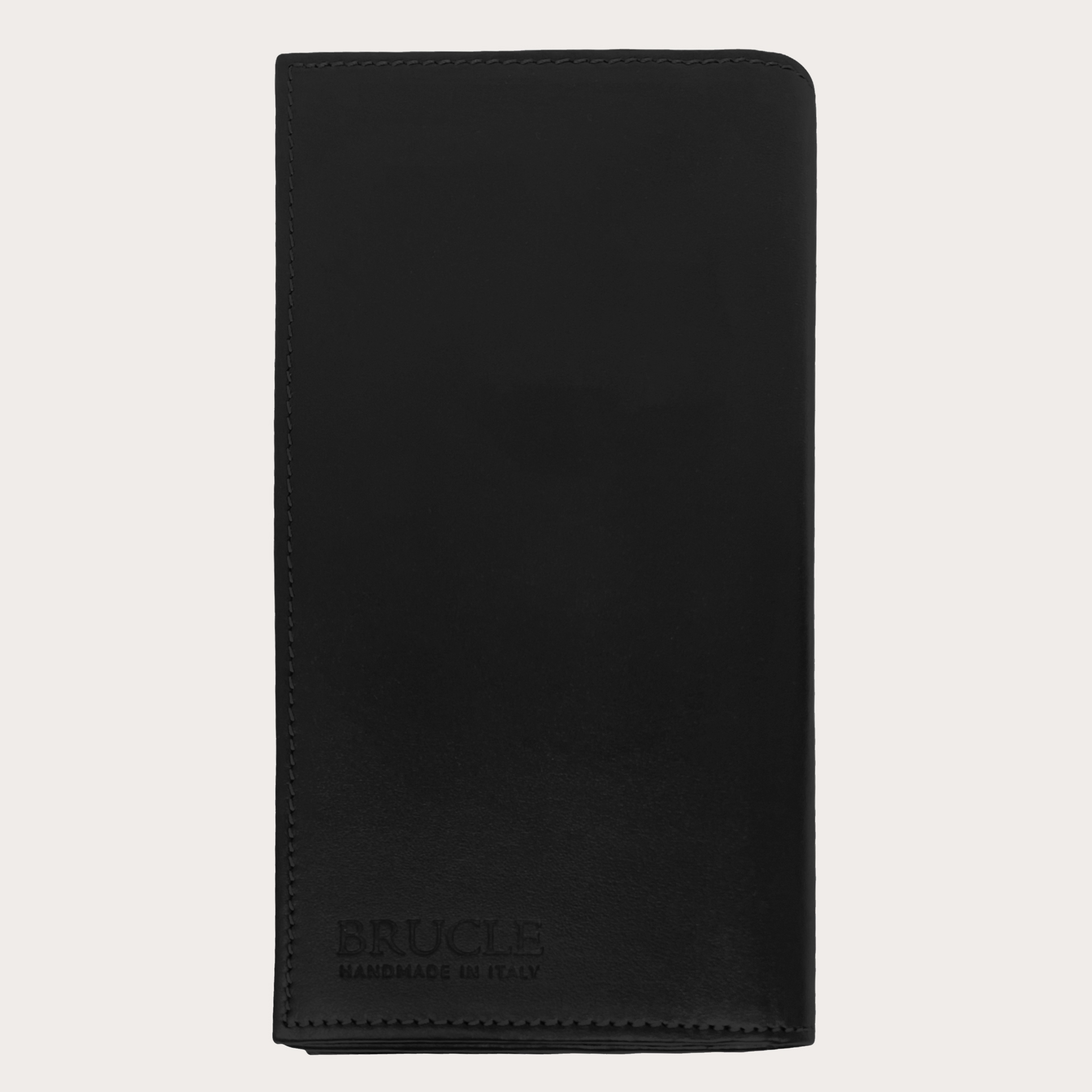 Portefeuille Baekgaard Cuir Noir - Neuf Sans étiquette, Style Tote Avec Zip