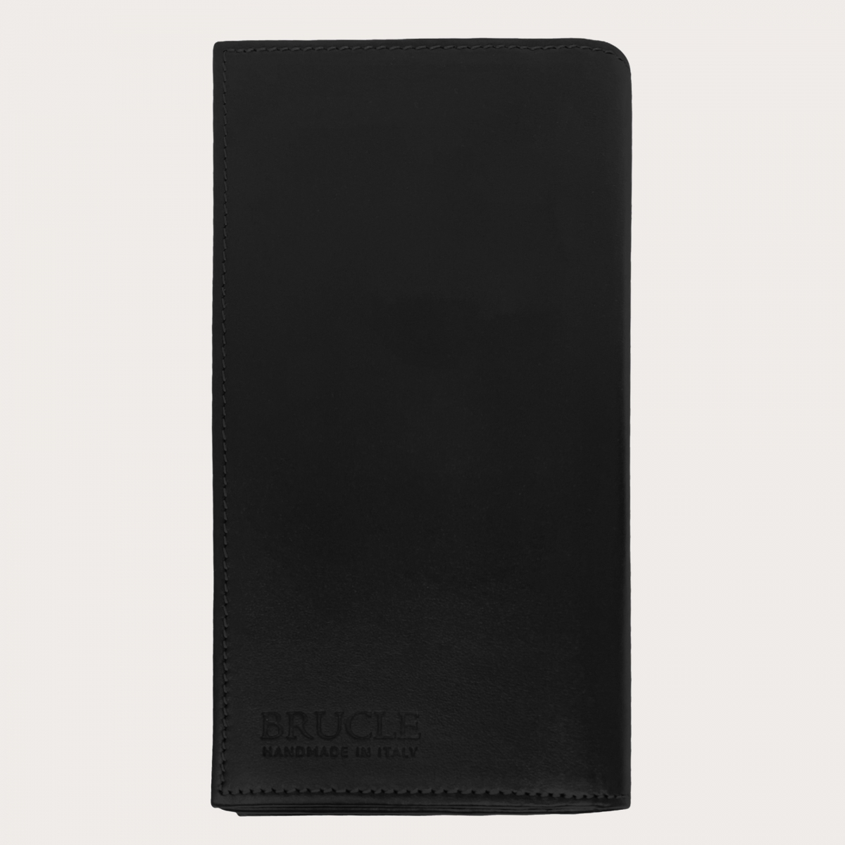 Schwarz vertikale Brieftasche, schwarz