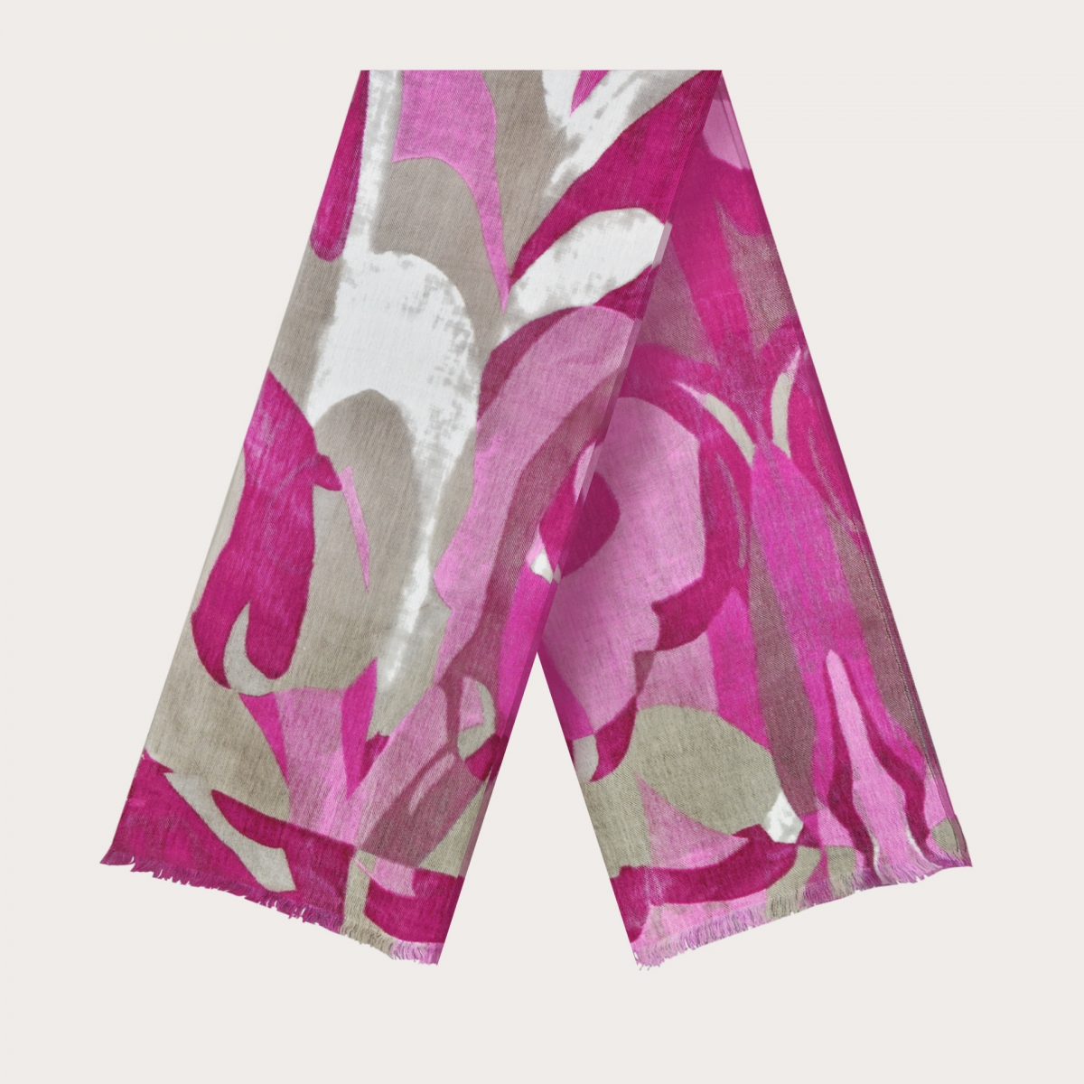 Ensemble porte-jarretelles et étole pour femme, fuchsia