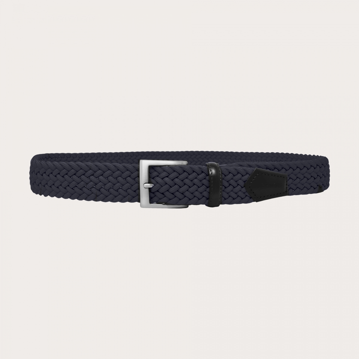 BRUCLE Blue braided elastic belt