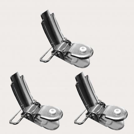 Clip de remplacement pour bretelles avec connexion 27 mm - Set 3 pcs.