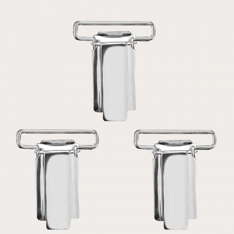 Clip de remplacement pour bretelles avec connexion 27 mm - Set 3 pcs.