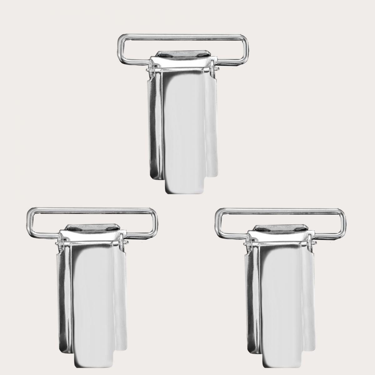 Clip de remplacement pour bretelles avec connexion 27 mm - Set 3 pcs.
