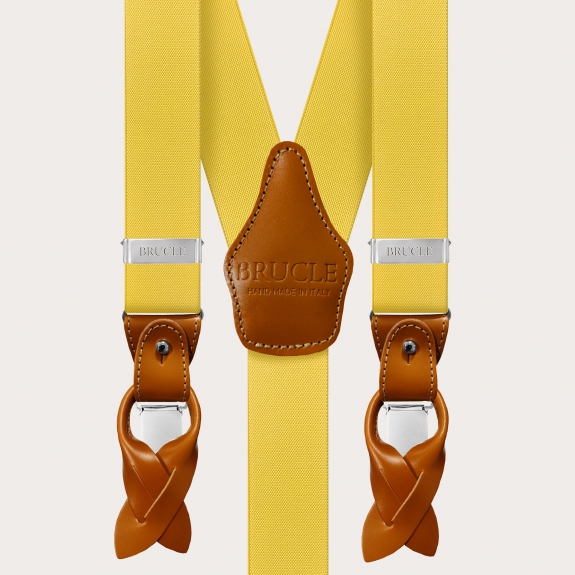 yellow braces suspenders brucle