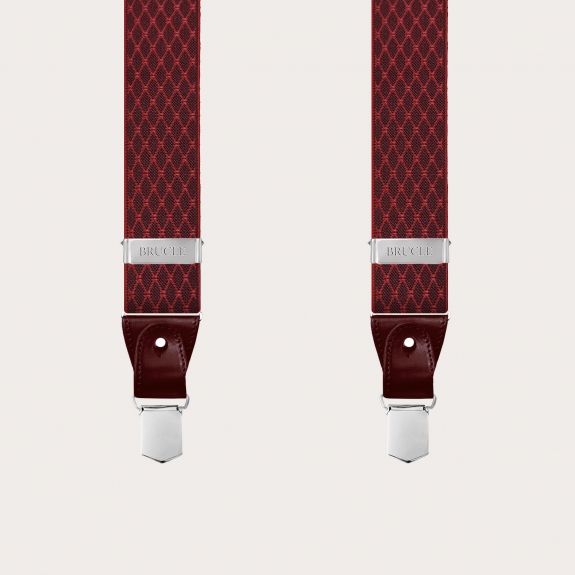 Classic Braces suspenders Bordeaux