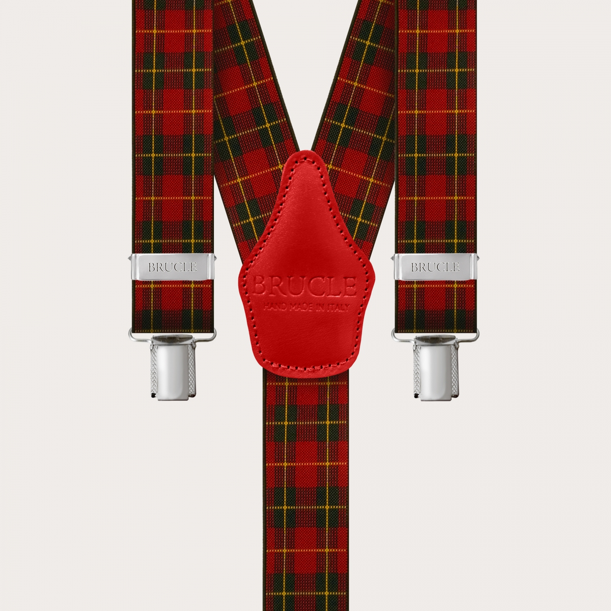 Hosenträger herren damen check rot