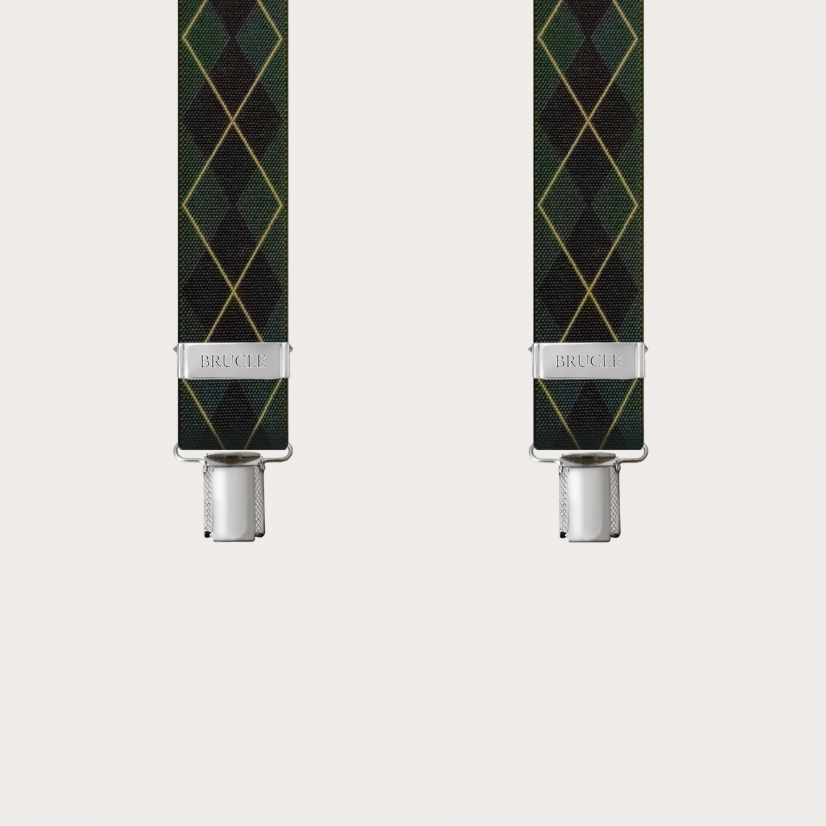 Hosenträger herren damen tartanmuster grün