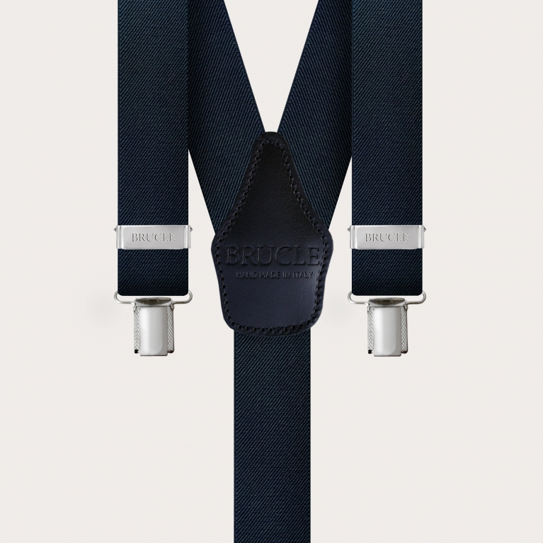 Unisex-Hosenträger, marineblau