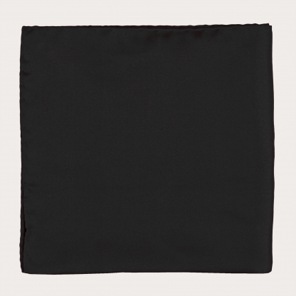 Pañuelo de bolsillo en seda negra