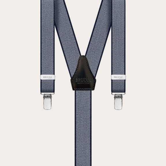 Hosenträger schmale blau 