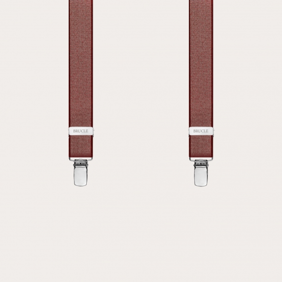 Bretelle sottili in raso nero