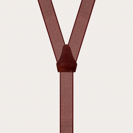 Bretelles fines faintaisie rouge