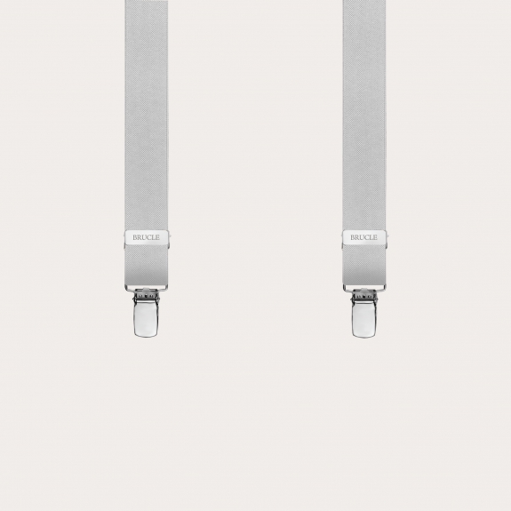 Hosenträger schmale grau Y form