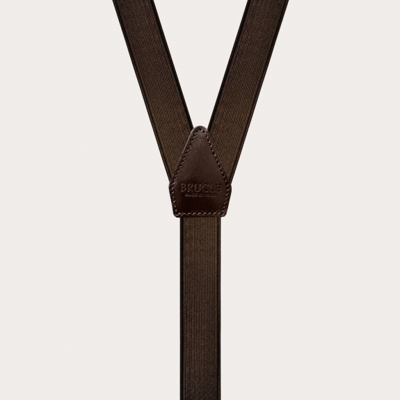 Bretelles fines marron