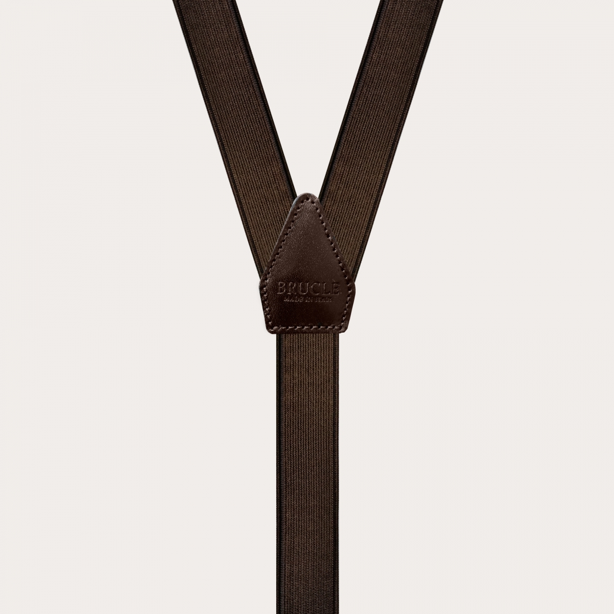 Bretelles fines marron