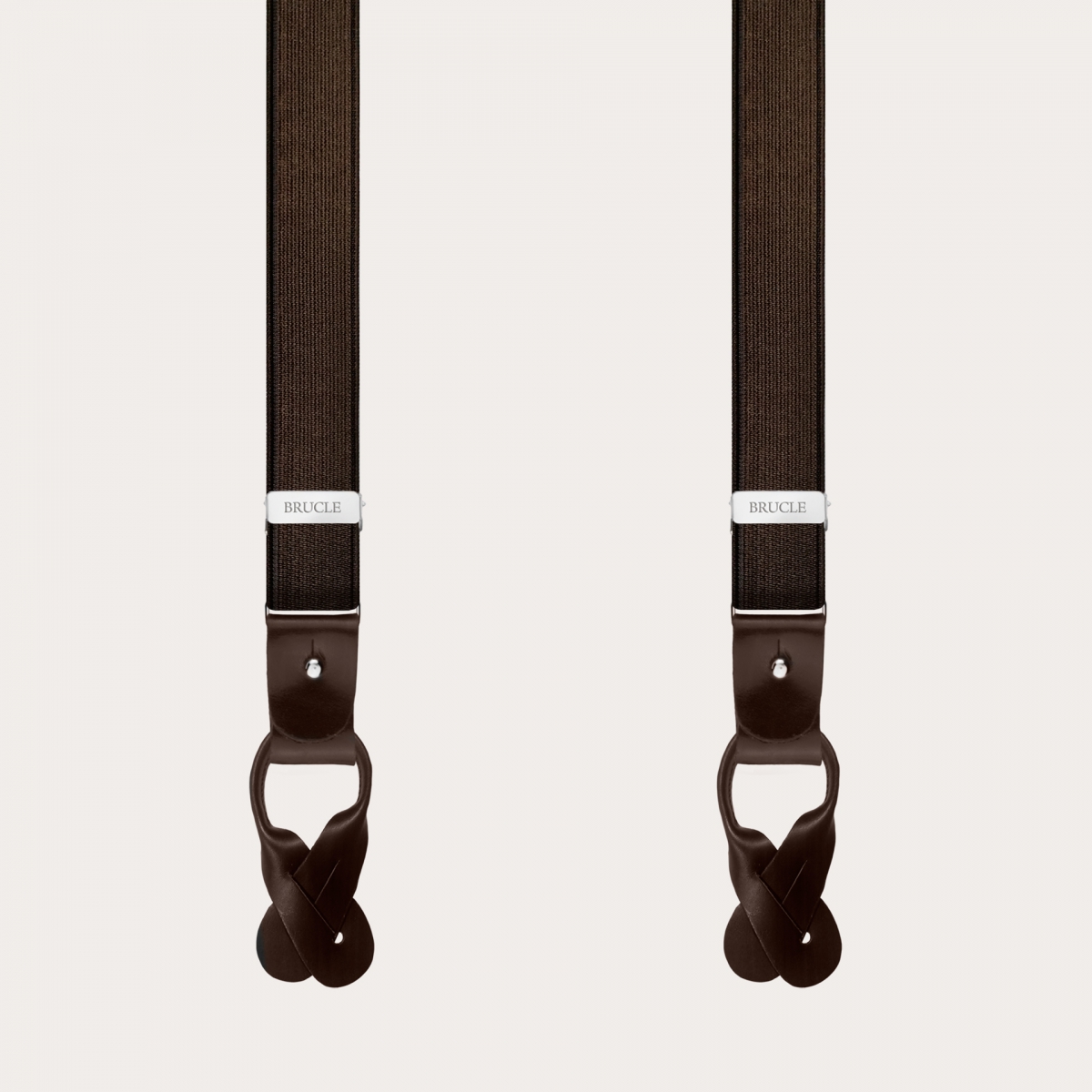 Bretelles fines marron
