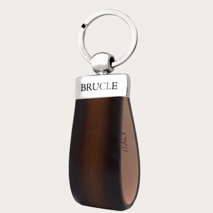 Porte-clés En Cuir Imprimé Citron Et Abeille - Élégant, Universel - 2 Anneaux Métal + Mousqueton - Dragonne Pratique - Idée Cadeau Femme