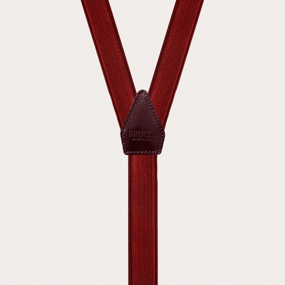 Hosenträger rot Y form