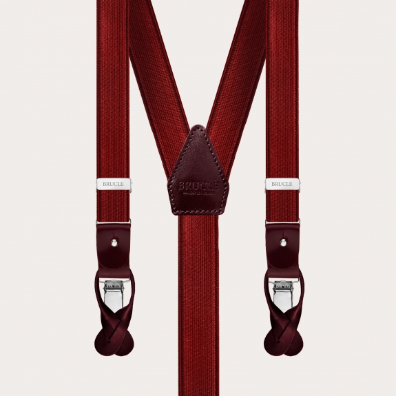 Hosenträger rot Y form
